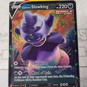 Galarian Slowking V - 099/198 - Ultra Rare Pokemon SS06 Chilling Reign M/NM